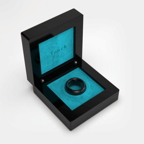 Bague HB Jet Black - Azur