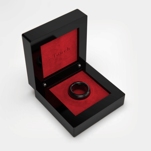 HB Ring Jet Black - Red